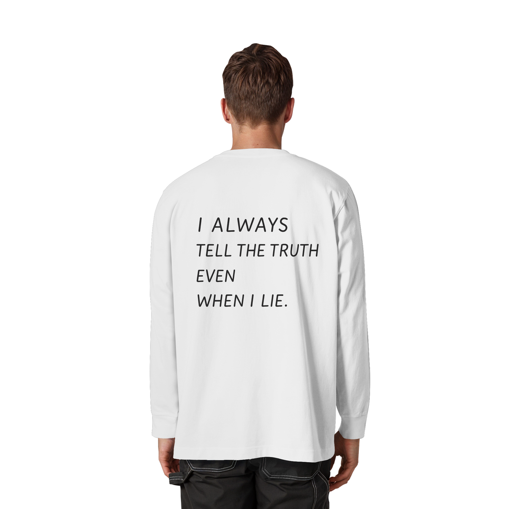 Truth - Organic Heavy Oversized Longsleeve T-Shirt
