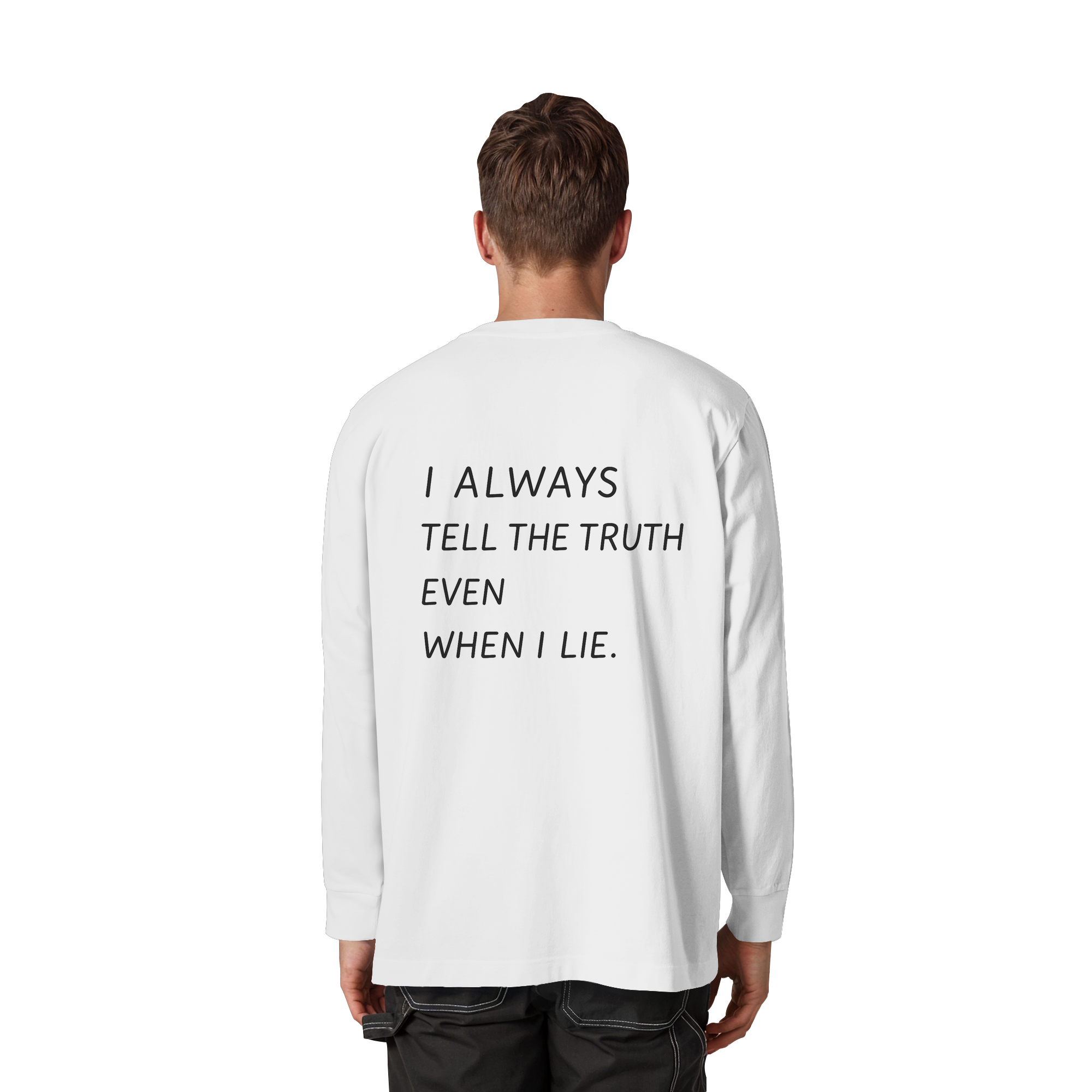 Truth - Organic Heavy Oversized Longsleeve T-Shirt