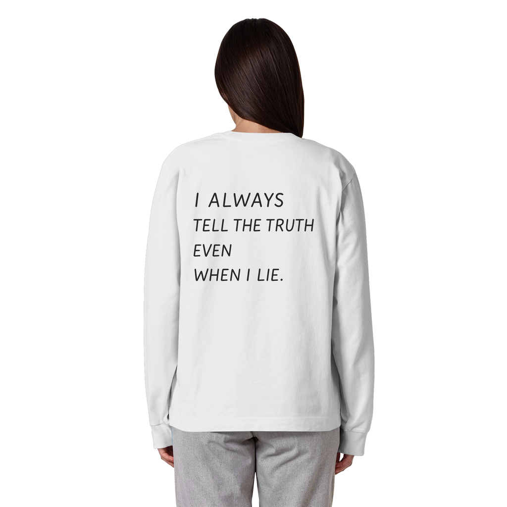 Truth - Organic Heavy Oversized Longsleeve T-Shirt
