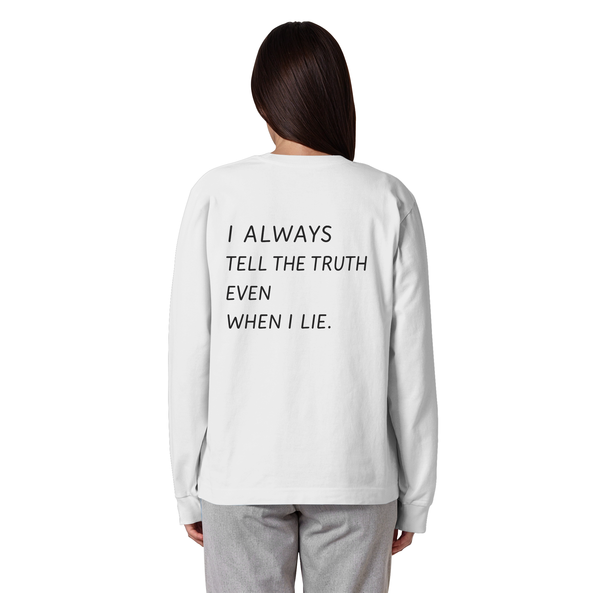 Truth - Organic Heavy Oversized Longsleeve T-Shirt